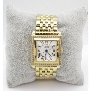 Women Lanciani Quartz WR Analog 24mm Dial Tank Roman Watch (G945) "New Battery"